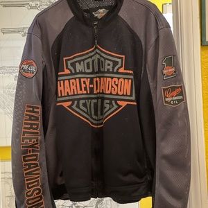 Mens substantial perfect California weight Harley Davidson jacket